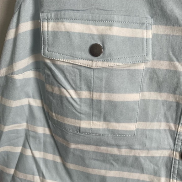 Lularoe Striped Roxanne Shirt Sleeveless Top - Picture 7 of 12